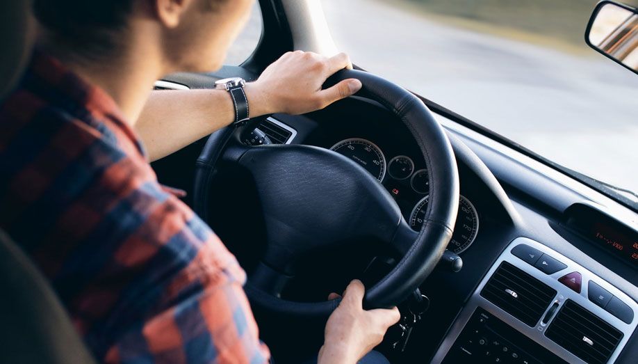 Person Driving a Car