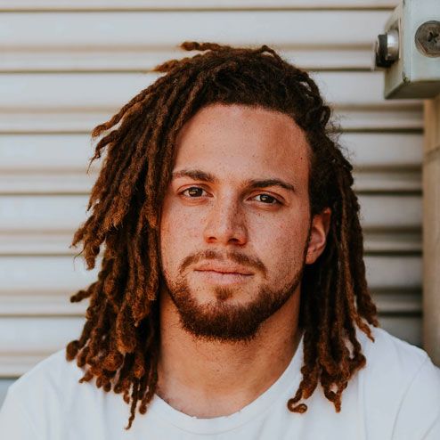 Bearded Man with Dreadlocks