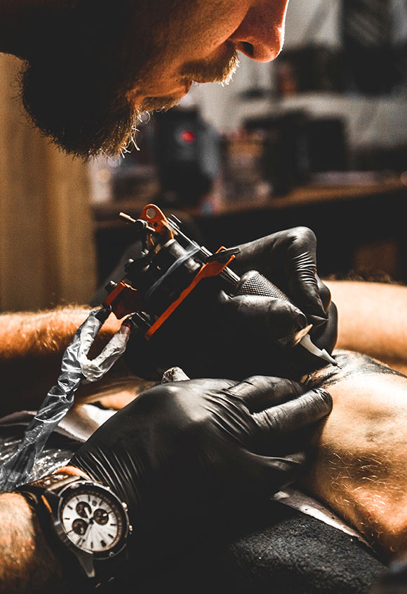 Tattoo Artist at Work 1